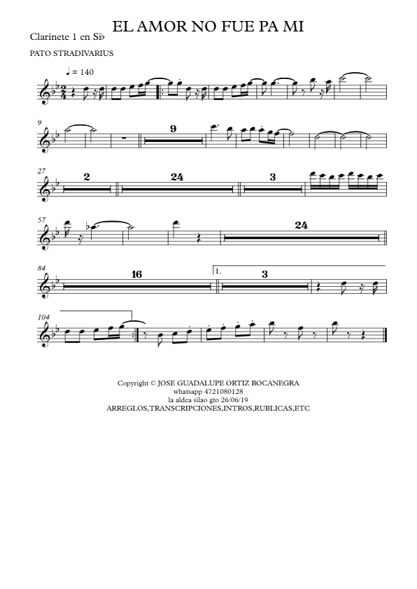 La imagen puede contener una previsualizacion de una partitura